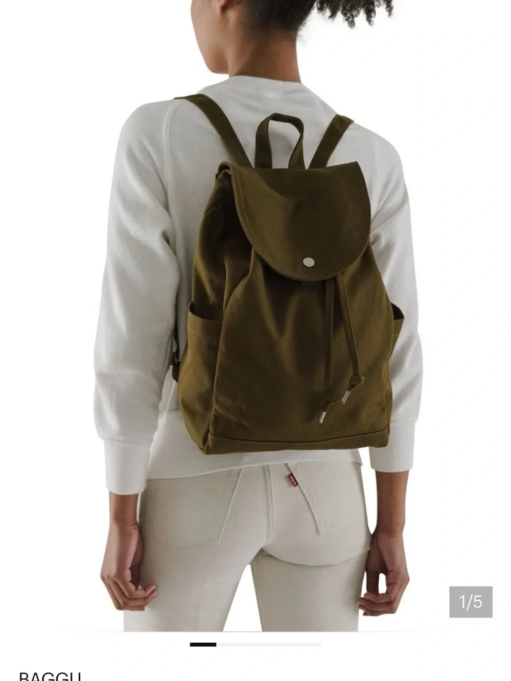 BAGGU drawstring backpack